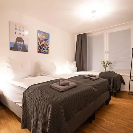 Apartment Ko-living - Yellow Submarine - Altstadt - Kueche - 2 Sz - Getrennte Betten - Bis 7 Gaeste *