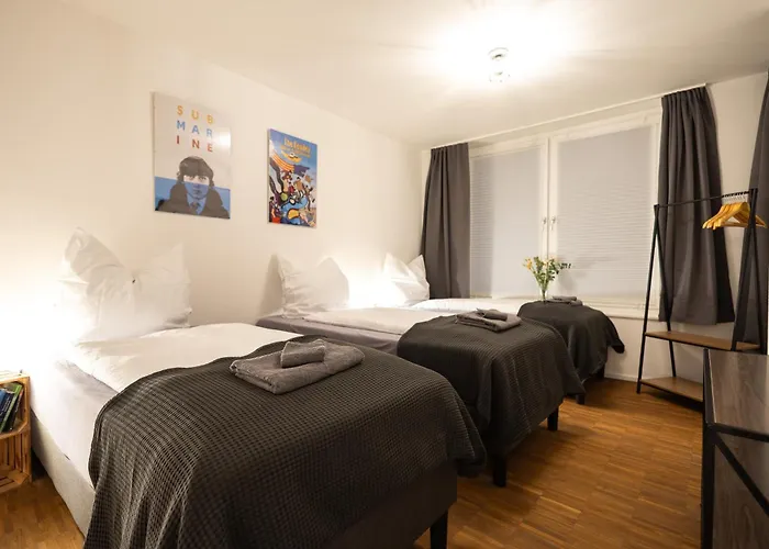 Ko-living - Yellow Submarine - Altstadt - Kueche - 2 Sz - Getrennte Betten - Bis 7 Gaeste