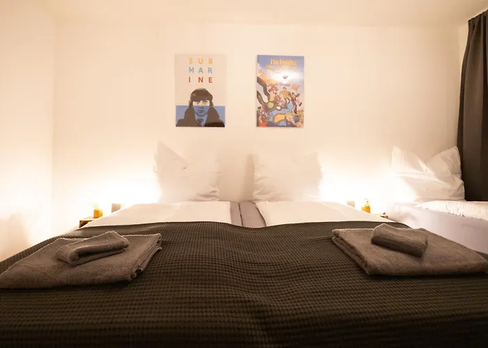 Ko-living - Yellow Submarine - Altstadt - Kueche - 2 Sz - Getrennte Betten - Bis 7 Gaeste Appartement *