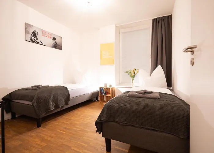 Appartement Ko-living - Yellow Submarine - Altstadt - Kueche - 2 Sz - Getrennte Betten - Bis 7 Gaeste *