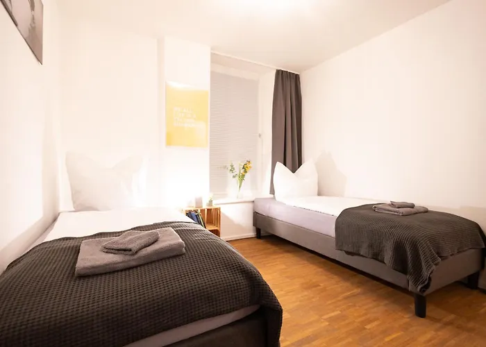 Ko-living - Yellow Submarine - Altstadt - Kueche - 2 Sz - Getrennte Betten - Bis 7 Gaeste Appartement Halle (Saale)